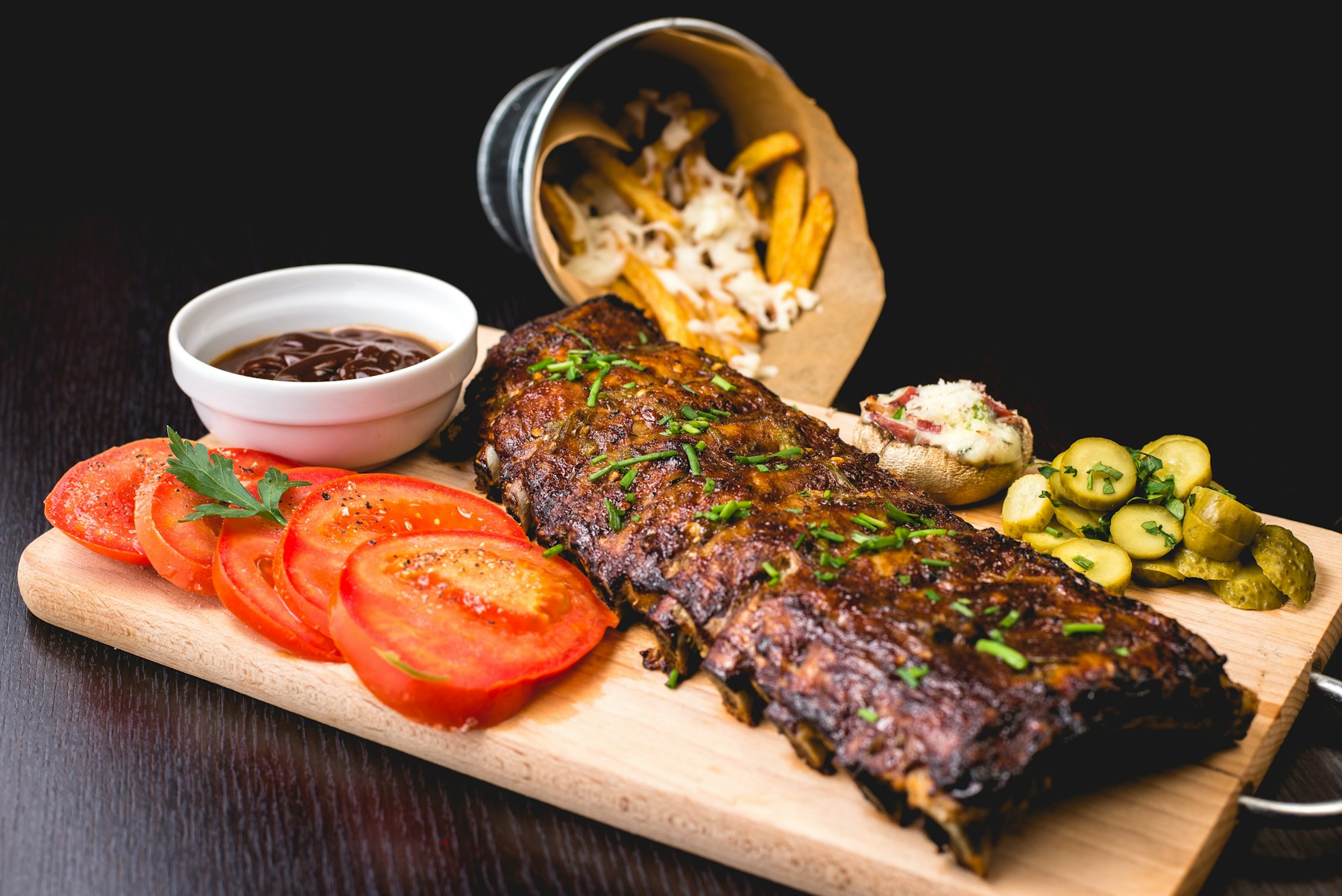Fotografía provisional de una preparación gastronómica; no corresponde a platos de Luciano’s